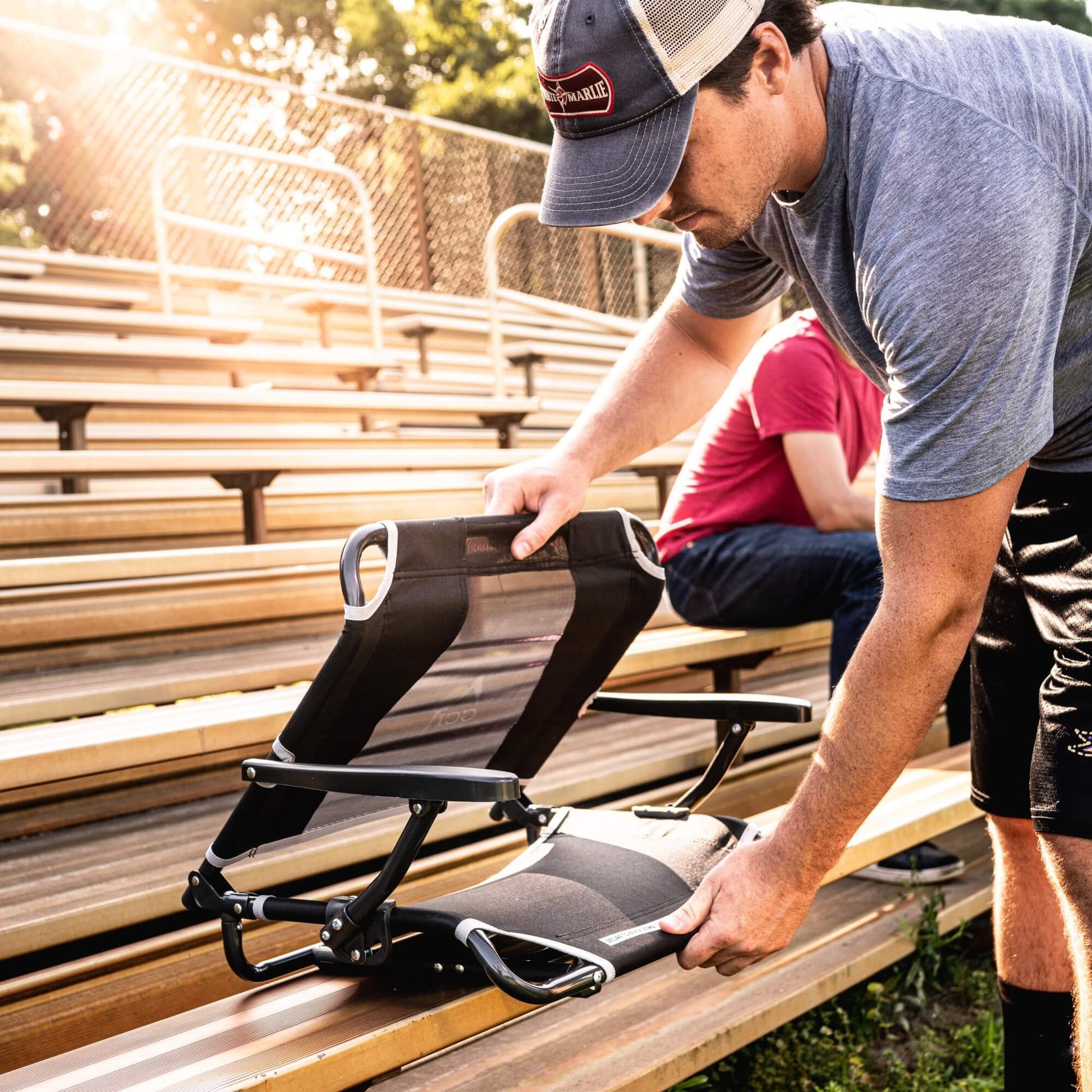 Big Comfort Stadium Chair™ with Armrests